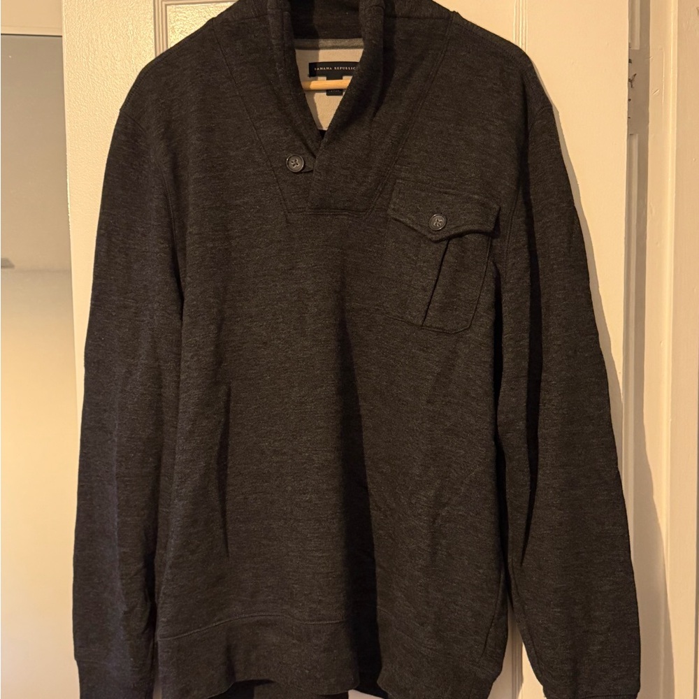 Banana Republic Dark Gray Men's Sweater